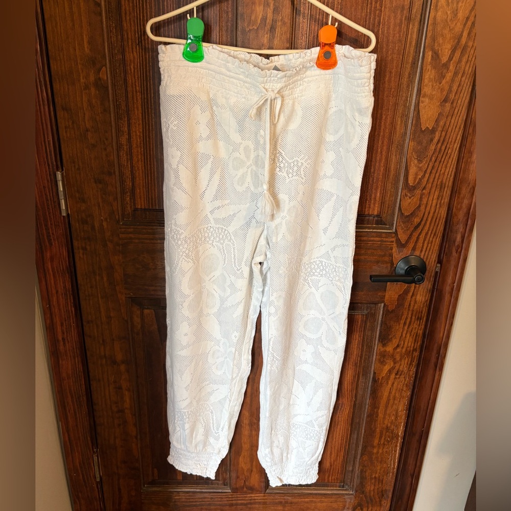 AERIE white lacy pants NWT size XL - Picture 2 of 5